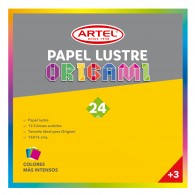 BLOCK PAPEL LUSTRE 16X16 CM 24 HOJAS