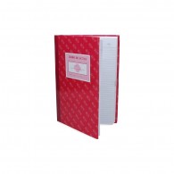 LIBRO ADMINISTRATIVO ACTA FOLIADO COMPOSICIÓN CAFÉTAPA CARTÓN PIEDRA  FORRADO  400 HOJAS REM 