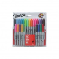 MARCADOR PERMANENTE PUNTA FINA COLORES X 24 SHARPIE 