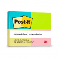 NOTA ADHESIVA 653 NEON 100 HOJAS X 4 UN