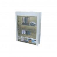 ARCHIVADOR CATALOGO A4 3 ANILLOS DE 1/2¨ BLANCO D´WILLIAMS