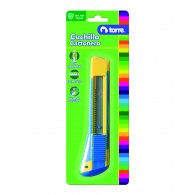 CUCHILLO CARTONERO GRANDE CON RIEL
