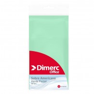 SOBRE AMERICANO VERDE 80 GR 10 UN
