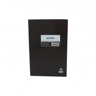 LIBRO ADMINISTRATIVO ACTA N°591 FOLIADO BURDEO TAPA CARTÓN DURO FORRADO 200 HOJAS BUHO