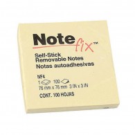 NOTA ADHESIVA 654  AMARILLO 100 HOJAS