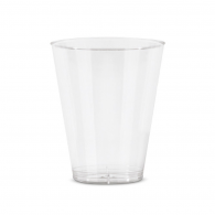 VASO ACRILICO 230 ML TRANSPARENTE X10 UN