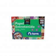 CARPETA CON PAPEL ENTRETENIDO TORRE