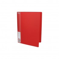 CARPETA PLÁSTICA TAPA DURA CON CLIP PALANCA CARTA ROJA