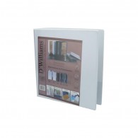 ARCHIVADOR CATÁLOGO A4 2 ANILLOS 3 PULGADAS BLANCO D´WILLIAMS
