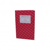 LIBRO ADMINISTRATIVO  REM  ACTA  BURDEO MATEMÁTICAS 7 MM FOLIADO TAPA CARTÓN DURO FORRADO 100 HOJAS