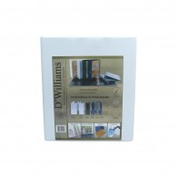 ARCHIVADOR CATÁLOGO OFICIO 2 ANILLOS 2 PULGADAS BLANCO PARA 520 HOJAS D´WILLIAMS