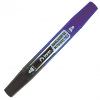 MARCADOR PIZARRA PUNTA REDONDA DUO AZUL NEGRO