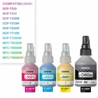 PACK 4 COLORES BT5001 CMY + BTD60