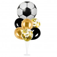 SET PEDESTAL 101CM + 7 GLOBOS FUTBOL