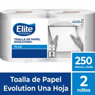 TOALLA EVOLUTION AUTOCORTE HOJA SIMPLE 250 MT X 2 ROLLOS