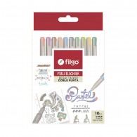 MULTILIGHTER DOBLE PUNTA PASTEL 10 UN