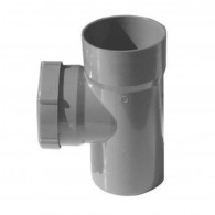 TEE REGISTRO PVC GRIS 110 MM