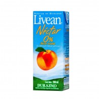 JUGO NECTAR DURAZNO CAJITA 200 CC LIVEAN