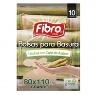 BOLSA BASURA PLANA ECOLOGICA 80X110 10 UN