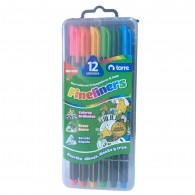 LAPIZ FIBRA COLORES SURTIDOS 12 UN