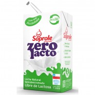 CAJA LECHE SEMI DESCREMADA SIN LACTOSA  ZERO 1 LT