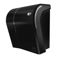 DISPENSADOR TOALLA PAPEL AUTOCORTE MANUAL NEGRO