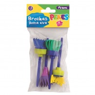 SET BROCHAS GOMA EVA PEKES