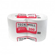 TOALLA DE PAPEL JUMBO 2 ROLLOS X 300 MT TECNOPAPEL