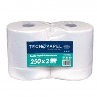 TOALLA DE PAPEL JUMBO 2 ROLLOS X 250 MT