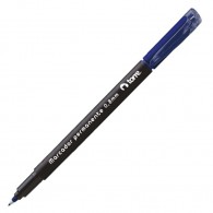 MARCADOR PERMANENTE PUNTA FINA 0.8 MM AZUL