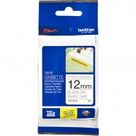 CINTA TZE-S231 NEGRO/BLANCO 12 MM BROTHER