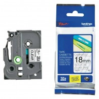 CINTA TZE-141 NEGRO/TRANSPARENTE 18 MM (0.7") X 8 M (26.2') BROTHER