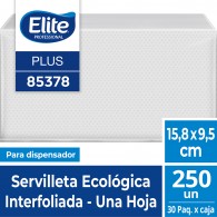 SERVILLETA INTERFOLIADA ECOLOGICA 1 PAQUETE X 250 UN