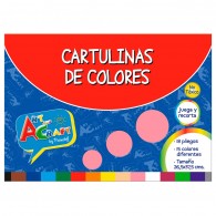 CARPETA CON PAPEL CARTULINA