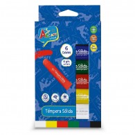 TEMPERA SOLIDA 10 GR 6 COLORES
