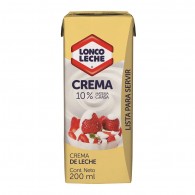 CREMA LISTA 200 GRS LONCOLECHE