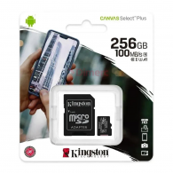 MEMORIA MICRO SD HC 256GB 100MB/S C10+ ADP