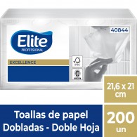 TOALLA INTERFOLIADA DOBLE HOJA 200 UN