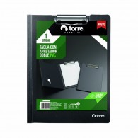 ANOTADOR DOBLE PVC OFICIO NEGRO
