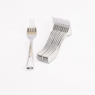 TENEDOR PLATEADO X 10 UN