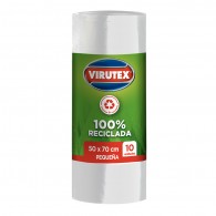 BOLSA DE BASURA ROLLO BLANCA 50X70 10 UN