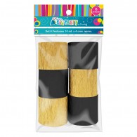 SET 6 FESTON DORADO-NEGRO