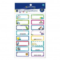 ETIQUETA PARA MARCAR ROPA CON DISEÑO 63 X 23 MM 16 UN