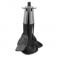 SET 6 UTENSILIOS + BASE SILVER INDUST.