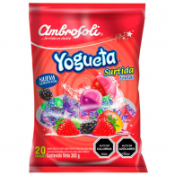 PALETA YOGUETA SURTIDA FRUTAL BOLSA 20X 17 GR