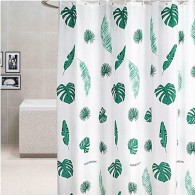 CORTINA PARA DUCHA CON DISEÑO 180X180 CM