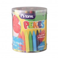 MAXI CRAYONES 24 COLORES PEKES