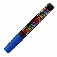 MARCADOR POSTER MARKER TEMPERA 4MM AZUL