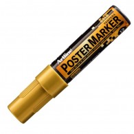 MARCADOR POSTER MARKER TEMPERA 12MM DORADO