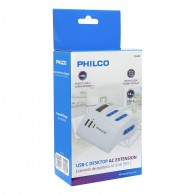 ALARGADOR MULTIPLE 3 + 2XUSB/1XUSBC BLANCO